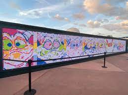 Check out these murals from elephants on the wall and see how they can work in almost any room!. Make Your Artistic Mark At Expression Station A Paint By Number Mural At Festival Of The Arts Mickeyblog Com