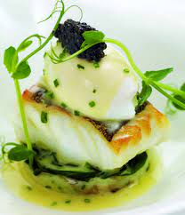 Cod Fillet Recipe Poached Egg Jersey Royals Great British Chefs Recipe Cod Fillet Recipes Recipes Gourmet Recipes