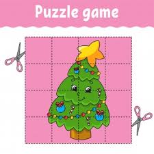 60 juegos dentro de casa con los niños. Juego De Memoria Juegos Educativos Para Ninos Pequenos Con Decoracion De Arboles De Navidad Hoja De Trabajo De Navidad Para Preescolar O Jardin De Infantes Vector Premium