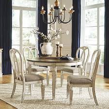 Samples, specials, scratch and dent, warehouse items at outlet prices. Signature Design By Ashley Realyn 5 Piece Dining Set Color Chipped White Jcpenney