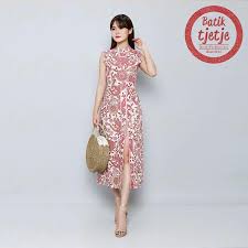 Model baju syari terbaru 2020 edisi kebaya, gamis, dan dress. 30 Desain Baju Batik Wanita Modern Casual Kombinasi Terbaru