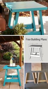 Build A 2x4 Outdoor Table With Available Plans Girl Just Diy Diy Wood Projects Diy Side Table Diy Outdoor Furniture