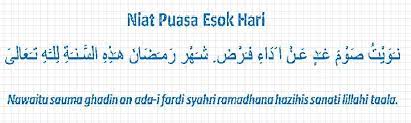 Niat Puasa Ramadhan Dan Doa Berbuka Puasa Agama