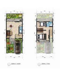 Denah rumah 2 lantai 5x12. Lingkar Warna Denah Rumah Minimalis Ukuran 5x12 Meter 2 Kamar Tidur 2 Lantai Tampak Depan