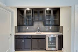 80 Beautiful Kitchen Backsplash Decor With Dark Cabinets Basement Bar Basement Kitchenette Finishing Basement