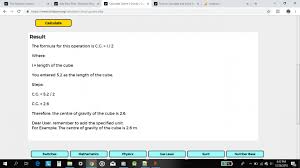 How To Calculate And Solve For The Centre Of Gravity Of A Cube Nickzom Blog Solving Calculator Gravity