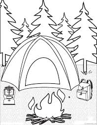 Check spelling or type a new query. Camping Coloring Pages To Print Coloring4free Coloring4free Com