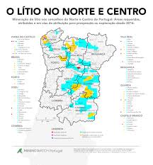 The districts of portugal (portuguese: Miningwatch Portugal National Monitoring Network On Mining Projects