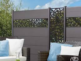 Traumgarten System Dekorprofil Set Trigon Anthrazit Metall Hoch 30 Cm