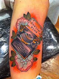 What He S Typed Will Be A Window Into His Madness Simpsons Related Typewriter Tattoo Feelin Fine Tattoos Tattoo Parlors Typewriter Tattoo