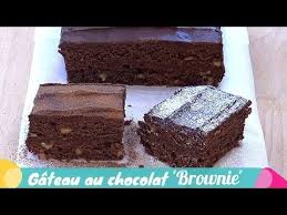 Gateau Au Chocolat Brownie Avec Glacage Recette Facile Et Rapide Youtube