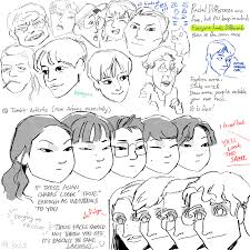 Fornt Half Batman On Twitter Person Drawing Girl Hair Drawing Asian Eyes