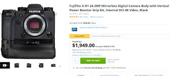 Maybe you would like to learn more about one of these? Best Fujifilm X H1 Black Friday Deals 2018 250 Off Free 150 200 Gift Card