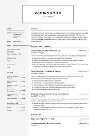 Buka perisian microsoft office dan klik 'file'. Guide Electrician Resume Samples 12 Examples Pdf Word 2020