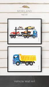 Car Carrier Truck Print Transportation Wall Art Truck Etsy Big Boy Room Decor Boys Room Decor Birthday Poster Diy