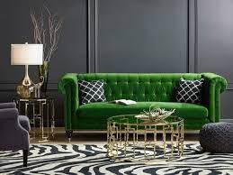 The velvet couches are gorgeous! Ideas Advice Lamps Plus Read Our Latest Blog Posts Explore Helpful How To Articles Tips And More Here At The Lamp Plus Info Center Living Room Green Green Sofa