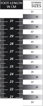 Size Chart For All Ice Hockey Products From Bauer Ice Skates