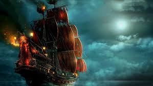 Check spelling or type a new query. Black And Red Pirate Ship Illustration Pirates Ship Night Sailing Ship Hd Wallpaper Wallpaperbetter