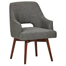 Amazonsmile Rivet Mid Century Open Back Swivel Chair 24 W Marble Kitchen Dining Office Desk Chair Chair Dining Chairs