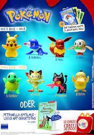 Some pokémon fans are encouraging generosity alongside their card. Diese Acht Pokemon Figuren Bietet Mcdonald S Beginnend Ab Nachster Woche Im Happy Meal An Ntower Dein Nintendo Onlinemagazin