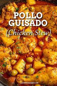 Pollo Guisado Recipe Chicken Stew - This Pollo Guisado Recipe Is A Flavorful Braised Chicken Stew Pollo Guisado Recipe Chicken Dinner Recipes Boricua Recipes