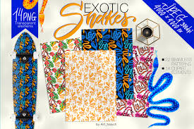 Download Exotic Snakes Elements Patterns Graphic By Art Halych Creative Fabrica PSD Mockup Templates