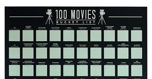 Refine see titles to watch instantly, titles you haven't rated, etc. 100 Movies Bucket List Scratch Off Poster