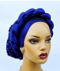 Pretied Turban Women Turban Head Wrap Pre Tied Twisted Braid Cap Chemo