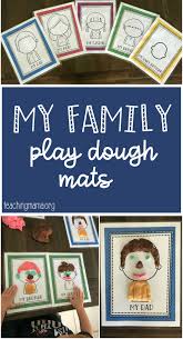 Family Play Dough Mats Teaching Mama Preschool Family Theme Family Activities Preschool Preschool Activities