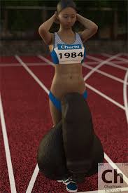 Track athlete porn