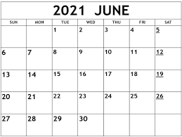 Federal bank holidays in 2021. Blank June 2021 Calendar Us Cute Template Design My Blog Blank June 2021 Calendar Us Cute Template Design