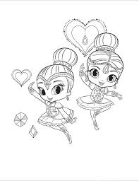 School's out for summer, so keep kids of all ages busy with summer coloring sheets. Shimmer And Shine Coloring Pages 100 Pictures Free Printable
