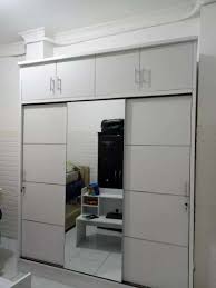 Lemari pakaian 3 pintu sliding kayu jati model minimalis. Lemari Pakaian Sliding Lemari Baju Pintu Geser Kaca 200 20 200 Perlengkapan Rumah 803253898