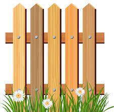 Wooden Garden Fence With Grass Png Clipart Wooden Garden Fence Paint Fence