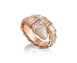 serpenti viper anello 350667 bvlgari ローズゴールド セルペンティ ダイヤモンド