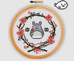 Joann.com has been visited by 10k+ users in the past month Totoro My Neighbor Totoro Cross Stitch Pattern Cute Anime Film Studio Ghibli Nursery A Cross Stitch Cross Stitch Designs Cross Stitch Embroidery