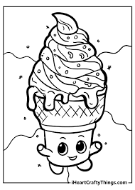 Fine motor skills and color recognition. Shopkins Coloring Pages Updated 2021