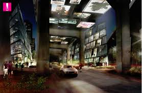 Big Vancouver House Render From Under Bridge Vancouver House Architect Architecture