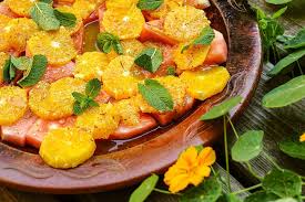 Salade De Melon D Eau Et D Orange Recette En 2020 Avec Images Salade De Melon D Eau