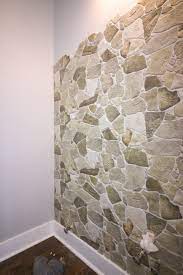 Whether you want artificial rocks for landscaping, stage productions, or as decor pieces, this is a fun i didn't have a bag of concrete at the time, but i did have grout left over from a bathroom tile project. Faux Stone Wall Sawdust 2 Stitches