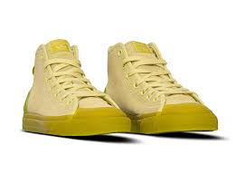 Off white mens adidas sneakers shoes sneakers white shoes mens fashion yellow green outfits shopping. Adidas W Nizza Hi Rf Shoes Ice Yellow Green Off White Fw4542 Bruut Sneakers Clothing Store