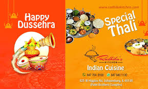Stop By Radhika S Kitchen And Enjoy Traditional Indian Dishes Sweets And Our Special Offers This Dussehra Wishing You Veg Thali Indian Dishes Indian Cuisine