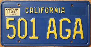 California License Plates Google Search Nummernschild