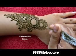 Have a look at these easy gol mehndi designs for front and back hands, which has been shown below with images in two different categories. Wedding Special Simple Dulhan Mehndi Design Full Back Hand Mehdi Design Easy Bridal Mehndi Designs From Mahadi Degain Watch Video Hifimov Cc