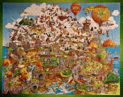 Nib sealed springbok jigsaw puzzle dismounted 1973 fredrick remington western. Mountainside Park By Robert Blair Martin Springbok Jigsawpuzzles