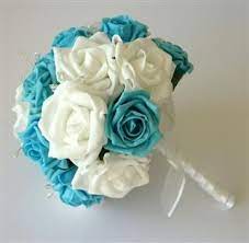Check spelling or type a new query. Turquoise Bouquet Tiffany Blue Wedding Bridesmaid Artificial Bridal Bouquets Turquoise Bouquet