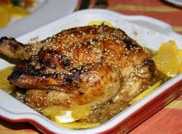 Poulet Roti Orange La Cuisine De Mes Racines