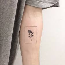 05 Traditional Rose Outline Tattoo Designs Ideas Tattoos Minimalist Tattoo Aesthetic Tattoo