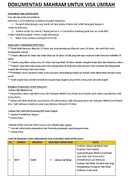 Dokumen Mahram Untuk Proses Visa Umrah Pdf