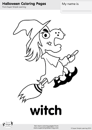 Among all the halloween themed coloring pages the witch coloring sheets are some of the most popular. Witch Coloring Page Super Simple